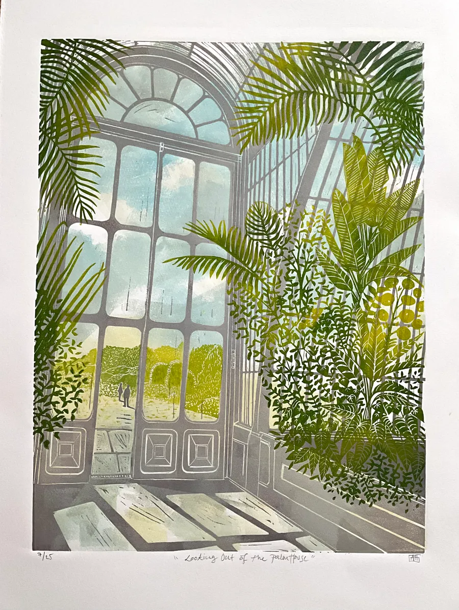 Looking Out of the Palm House