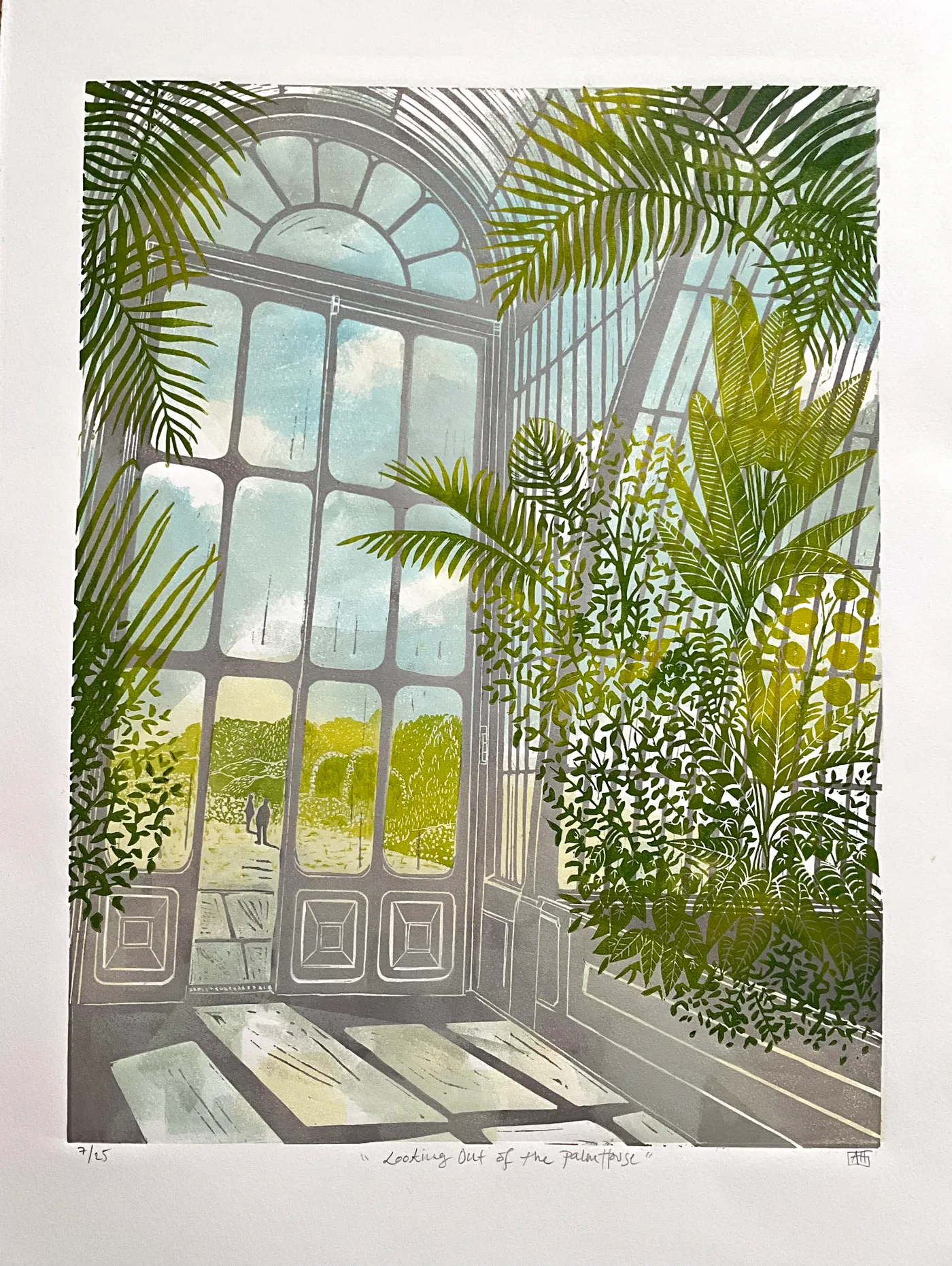 Looking Out of the Palm House
