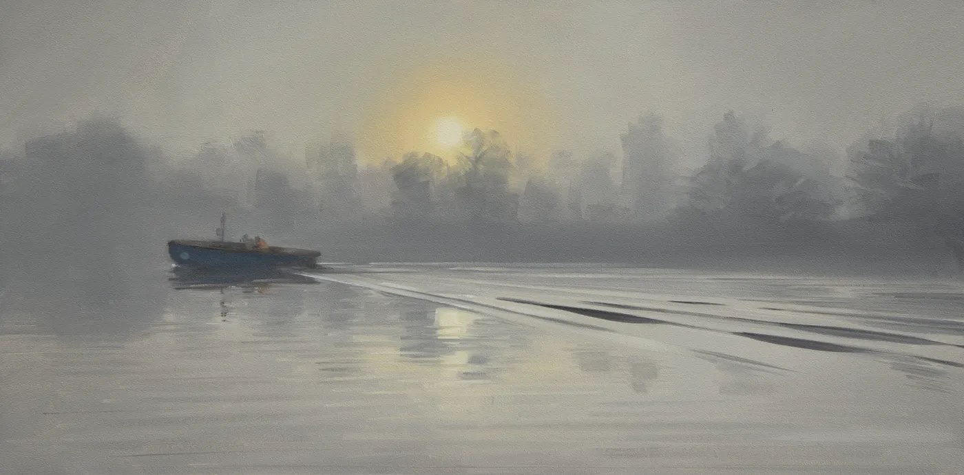 Misty morning, Twickenham