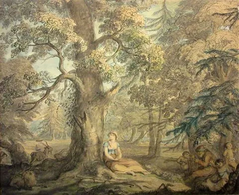 Artwork by Lady Diana Beauclerk